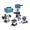 MAKITA RT0702CX3J frézka kombinovaná s príslušenstvom 3 základne, 710W, 6/8mm, systainer MAKPAC