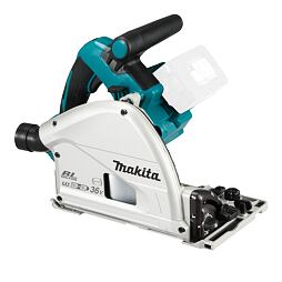 MAKITA DSP600ZJ aku ponorná píla 165mm, 2*18V bez batérie, systainer