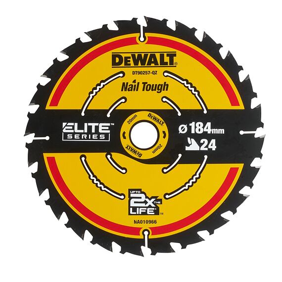 DeWalt DT90257 pílový kotúč 184*20mm, 24Z ATB +20° univerzálny rez