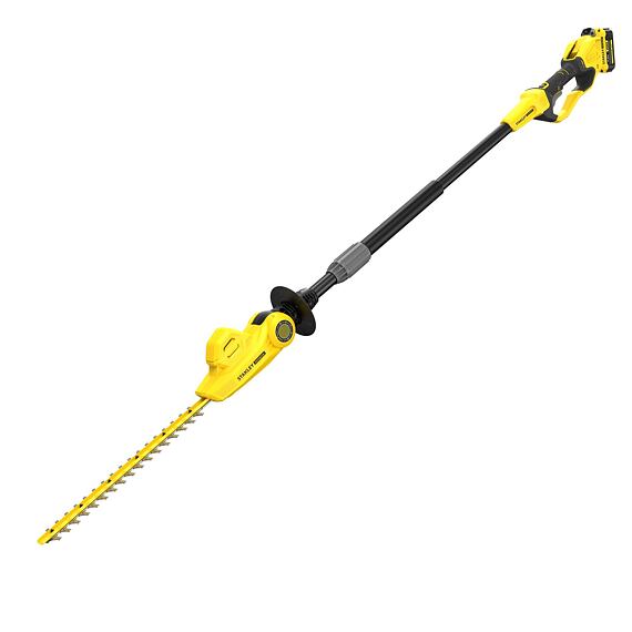 STANLEY SFMCPH845M1 aku nůžky na živý plot 45cm na tyči, V20/4Ah FATMAX, dosah až 3,4m