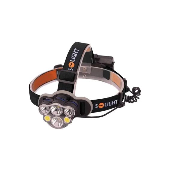 SOLIGHT čelovka LED nabíjacia 550, 550lm, Li-Ion USB b40