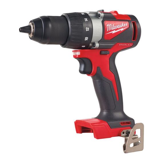 MILWAUKEE M18 BLDD2-0X aku bezuhlíková vrtačka 18V, 82Nm, 0-550/1800 ot./min, bez baterie, kufr