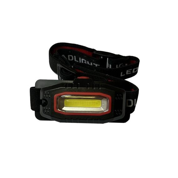 lampa čelovka LED COB 3, 2*AAA, 82757